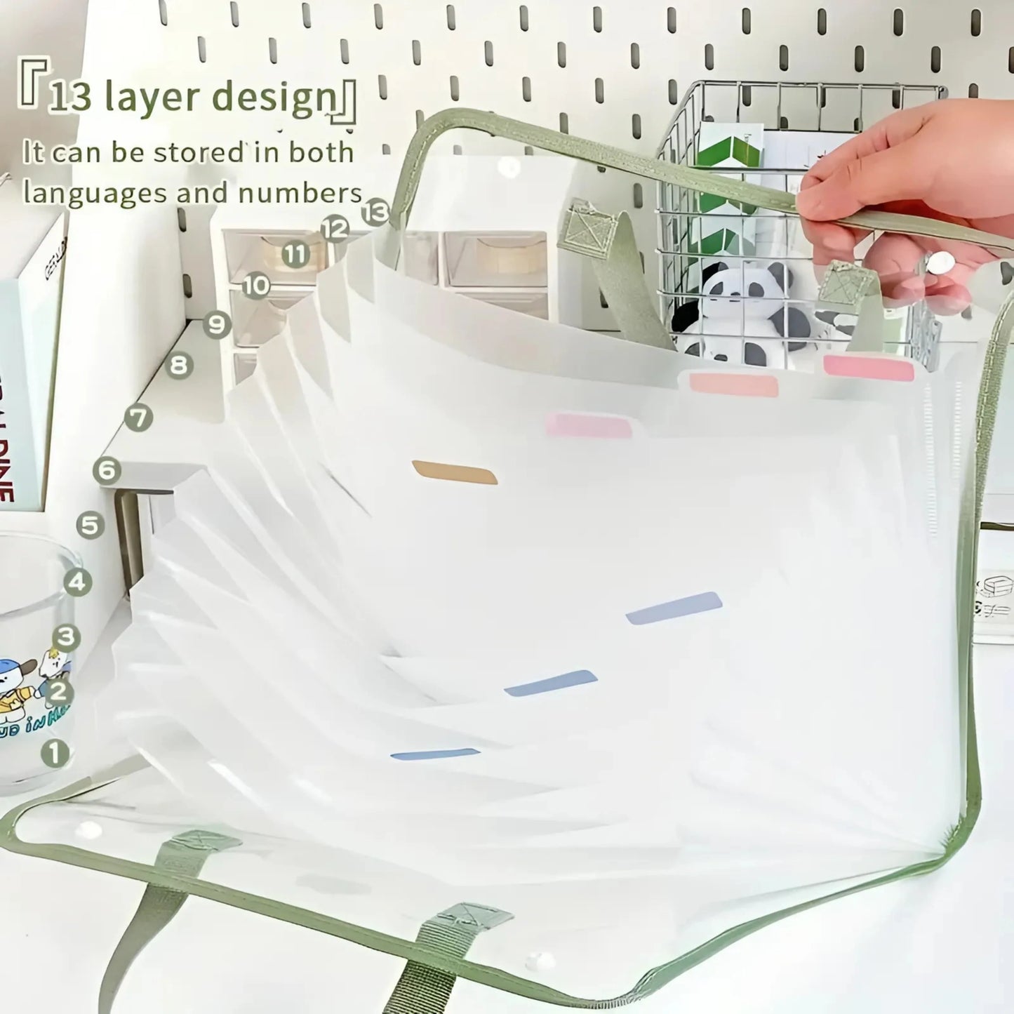 13-Slot File Organizer