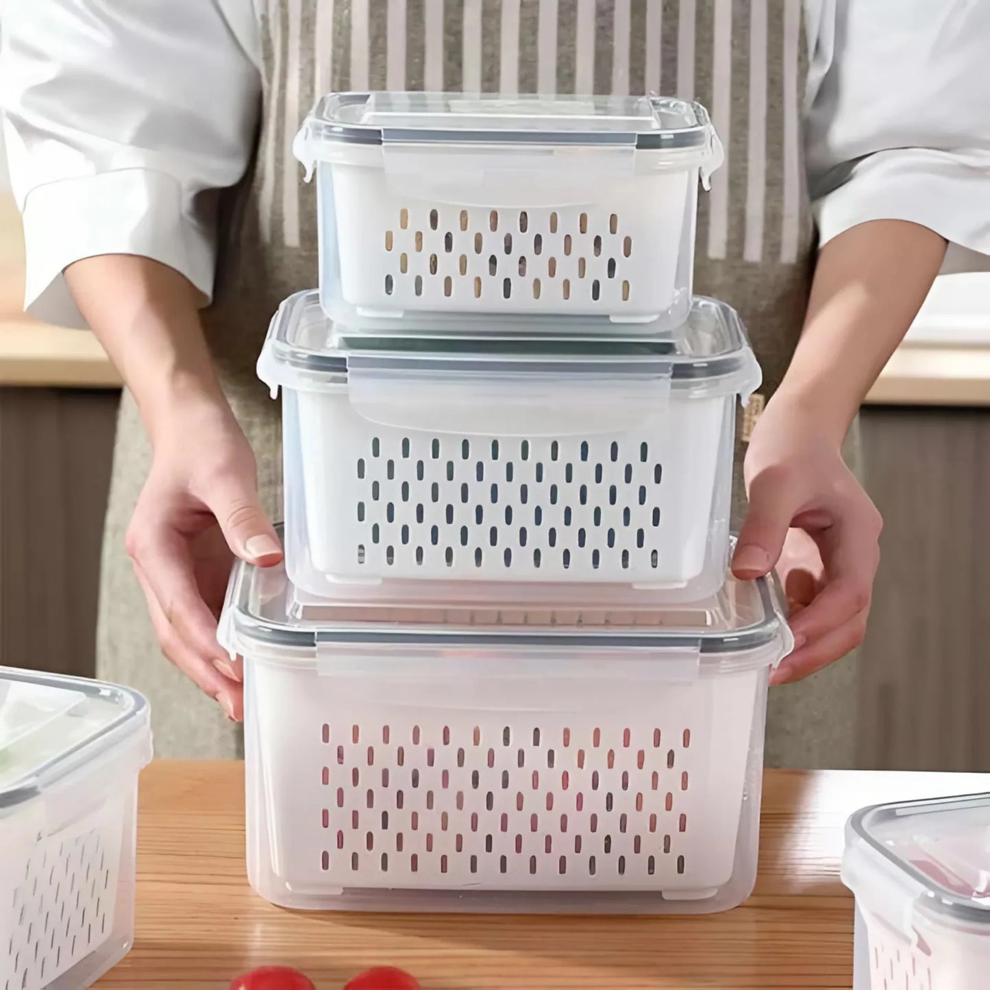 3-in-1 Smart Storage Kitchen Containers