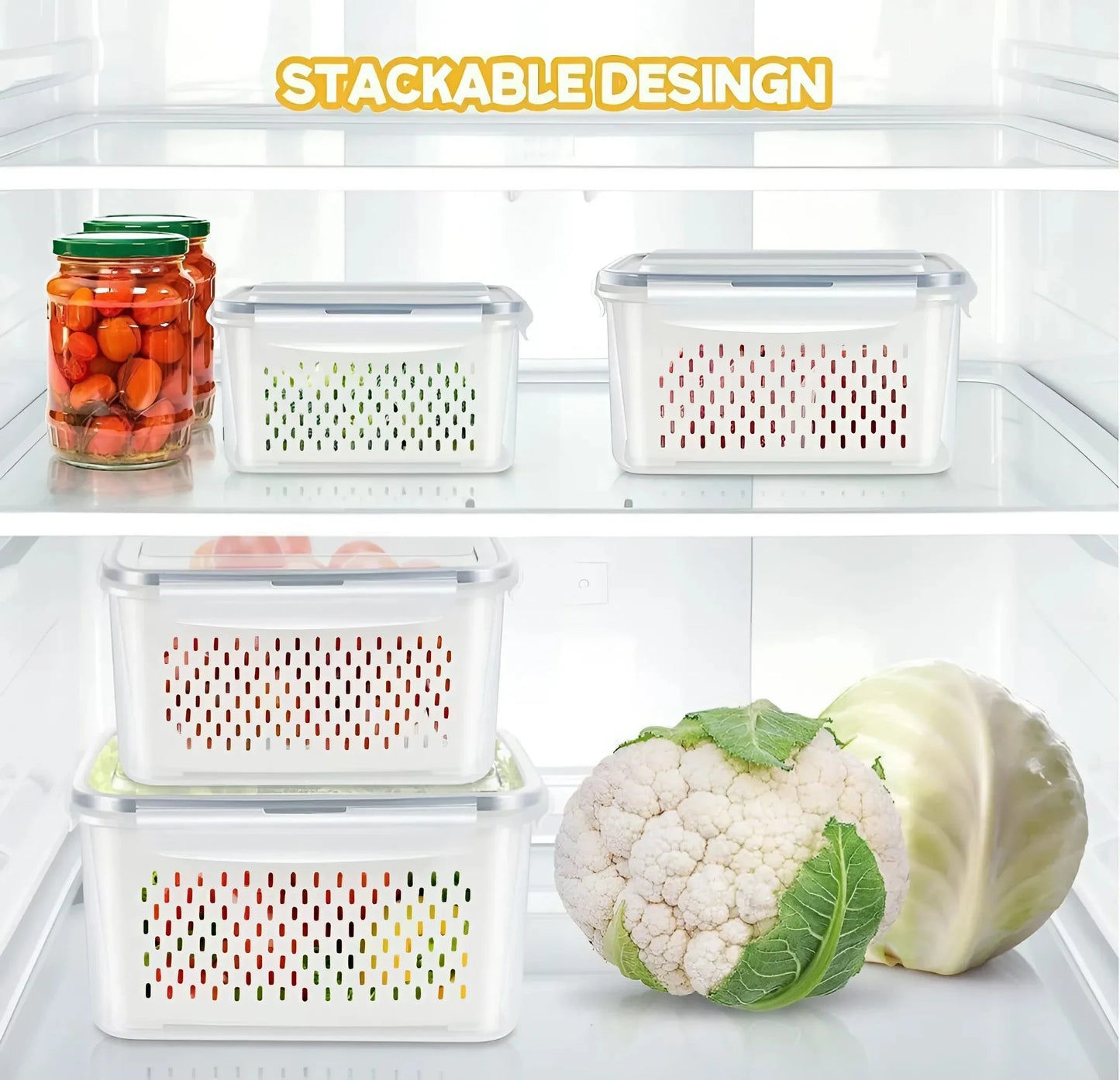 3-in-1 Smart Storage Kitchen Containers