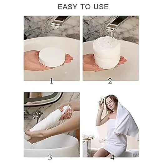 10 Pcs Compressed Bath Towel Tablets