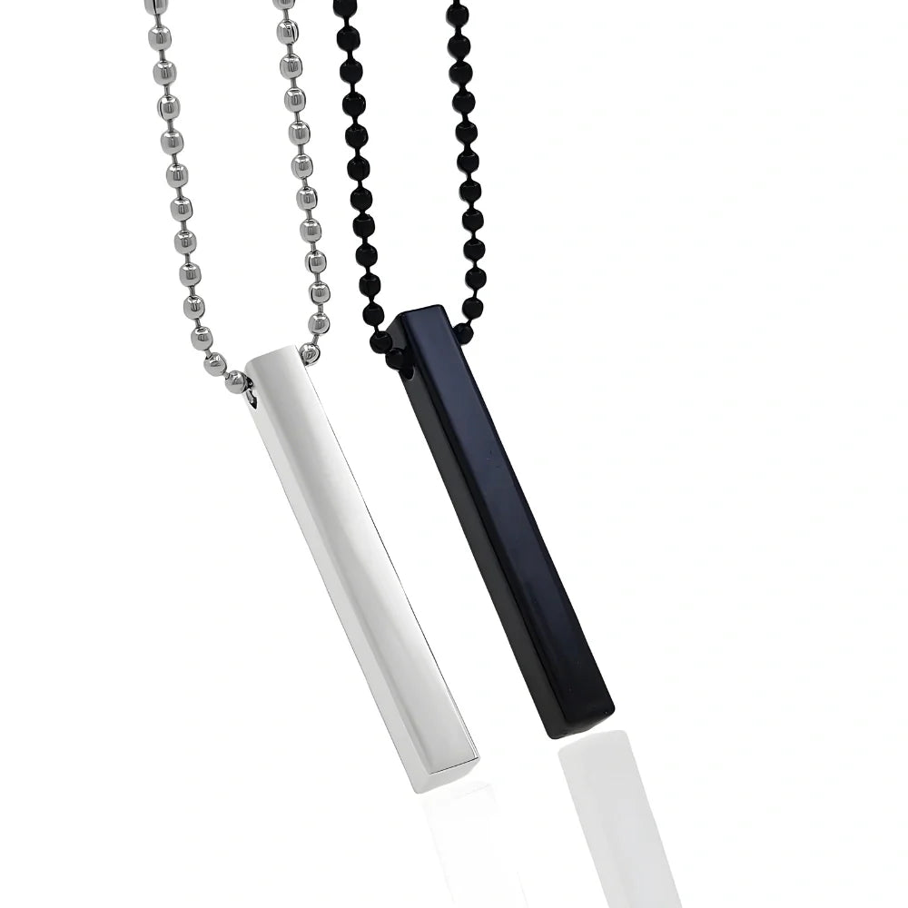 3D Bar Pendant Set