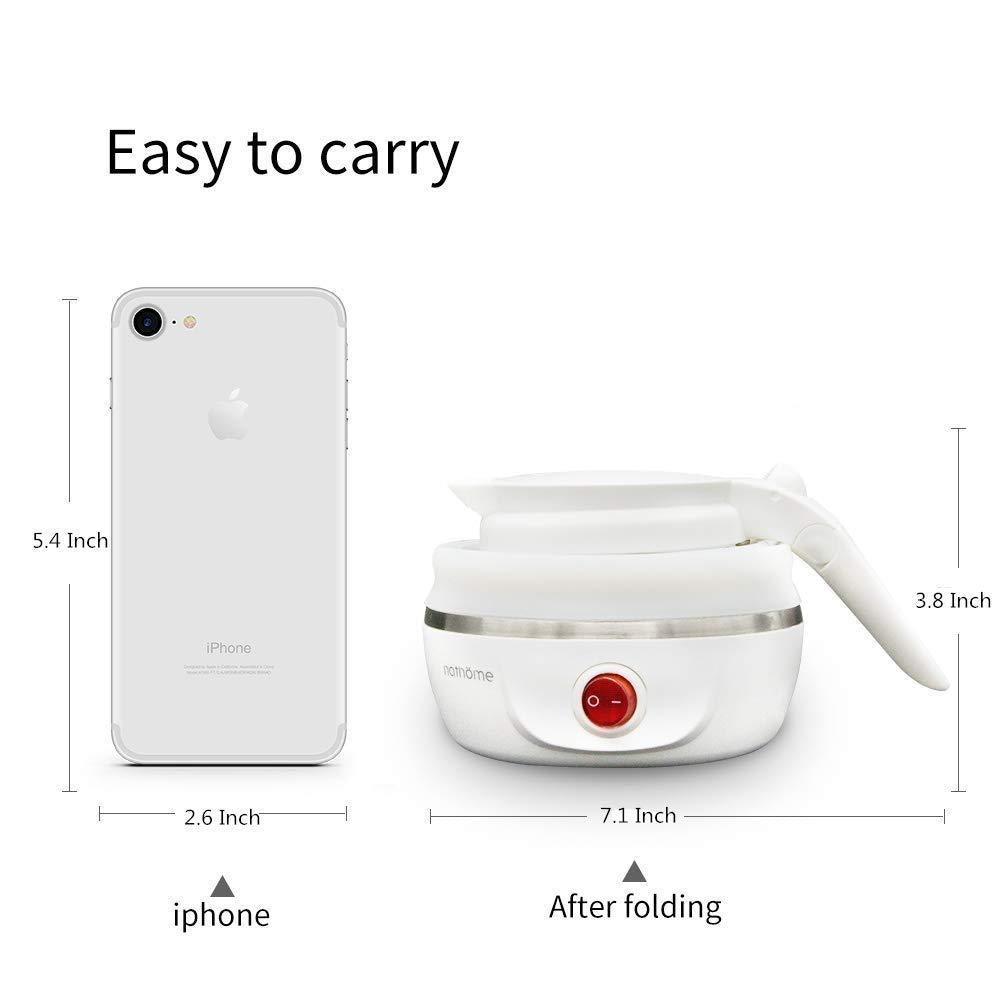 Silicone Foldable Electric Water Kettle ( 600 ml )