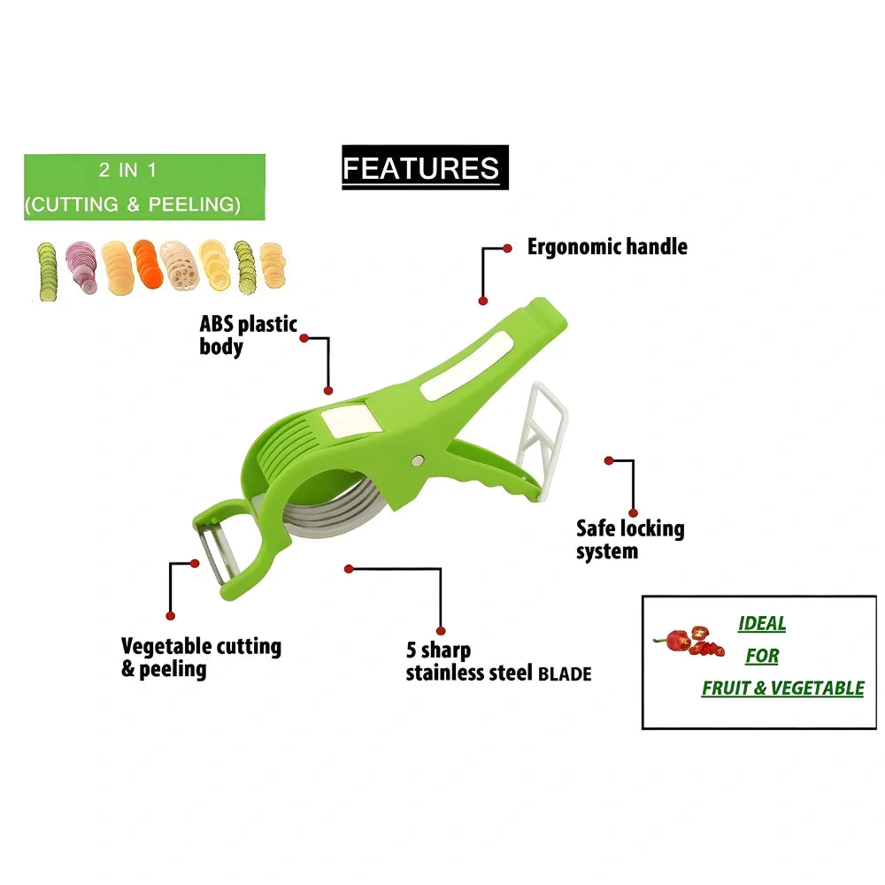 5-Blade Veggie Cutter Peeler