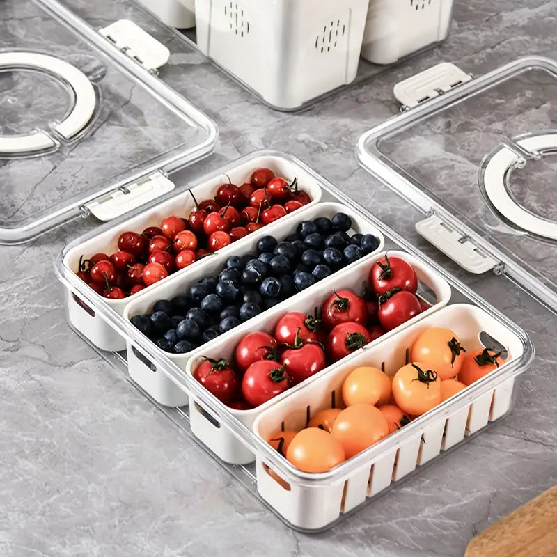 4 Compartment Fridge Storage
