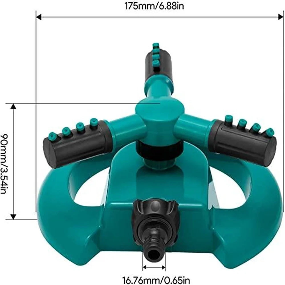 360° Rotating Lawn Sprinkler