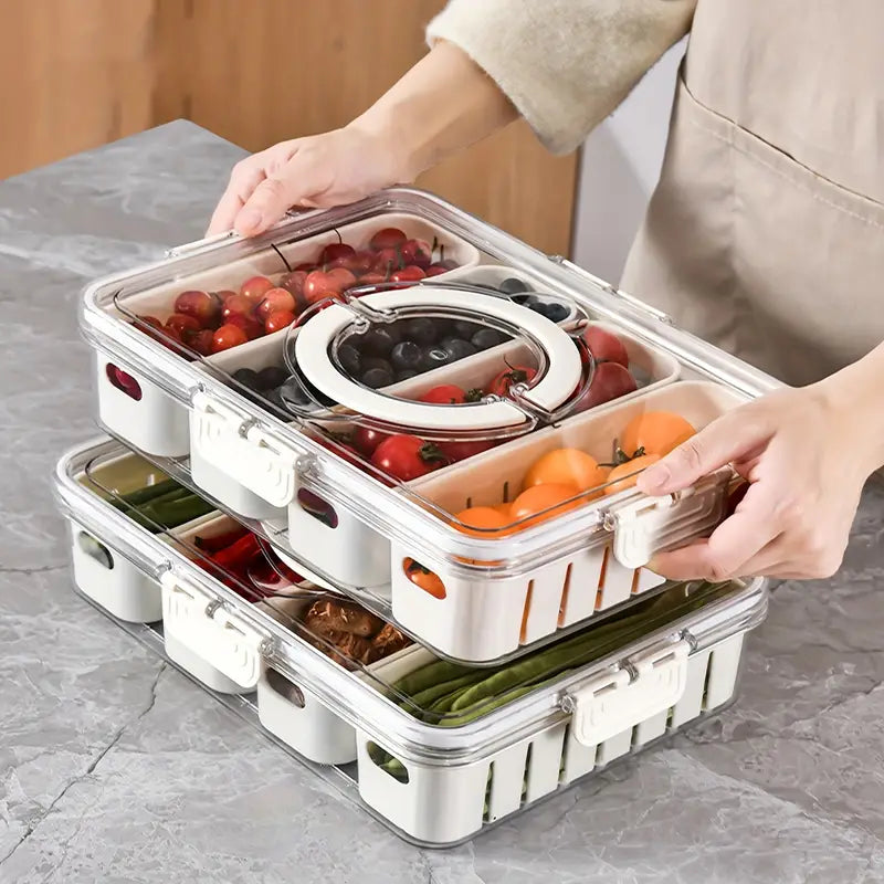 4 Compartment Fridge Storage