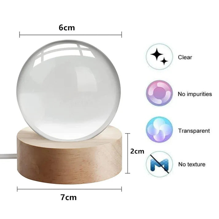 3D Crystal Lamp Ball
