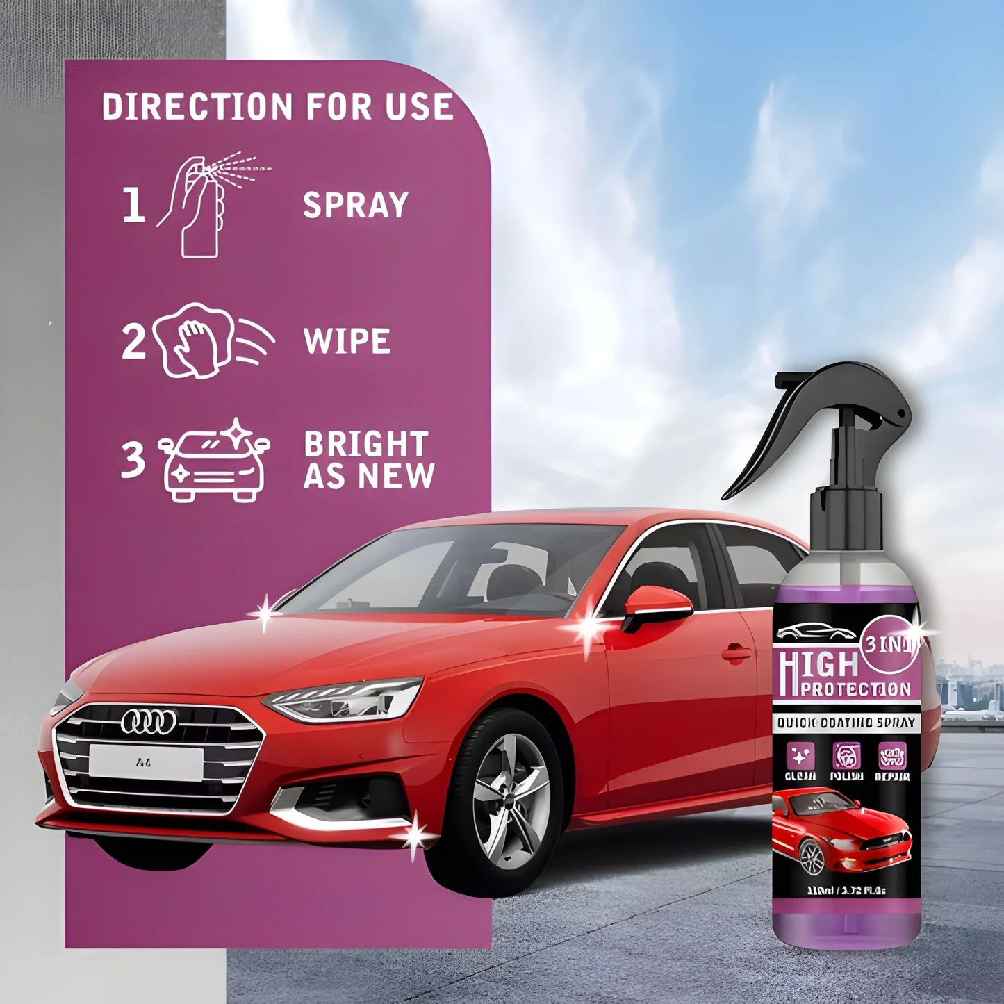 3-in-1 Ceramic Coating Spray