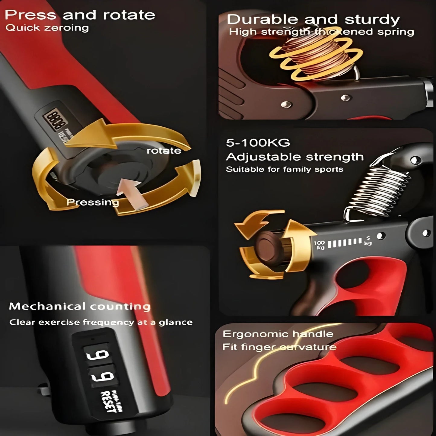 Adjustable Hand Grip Strengthener