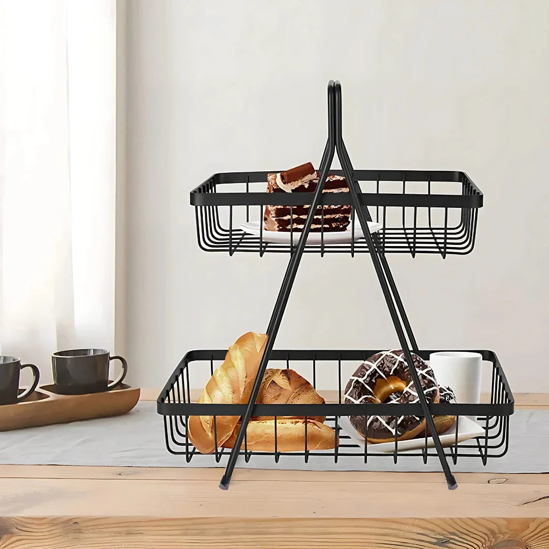 2 Tier Fruit and Vegetable Basket