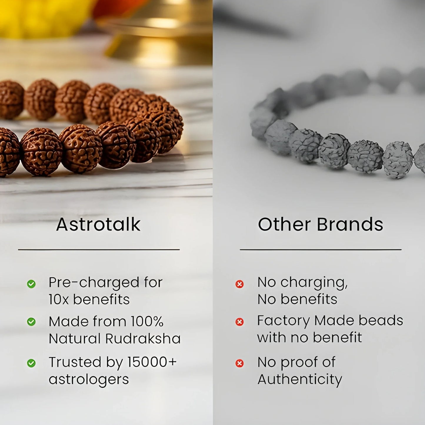 7 Mukhi Rudraksha Spiritual Bracelet