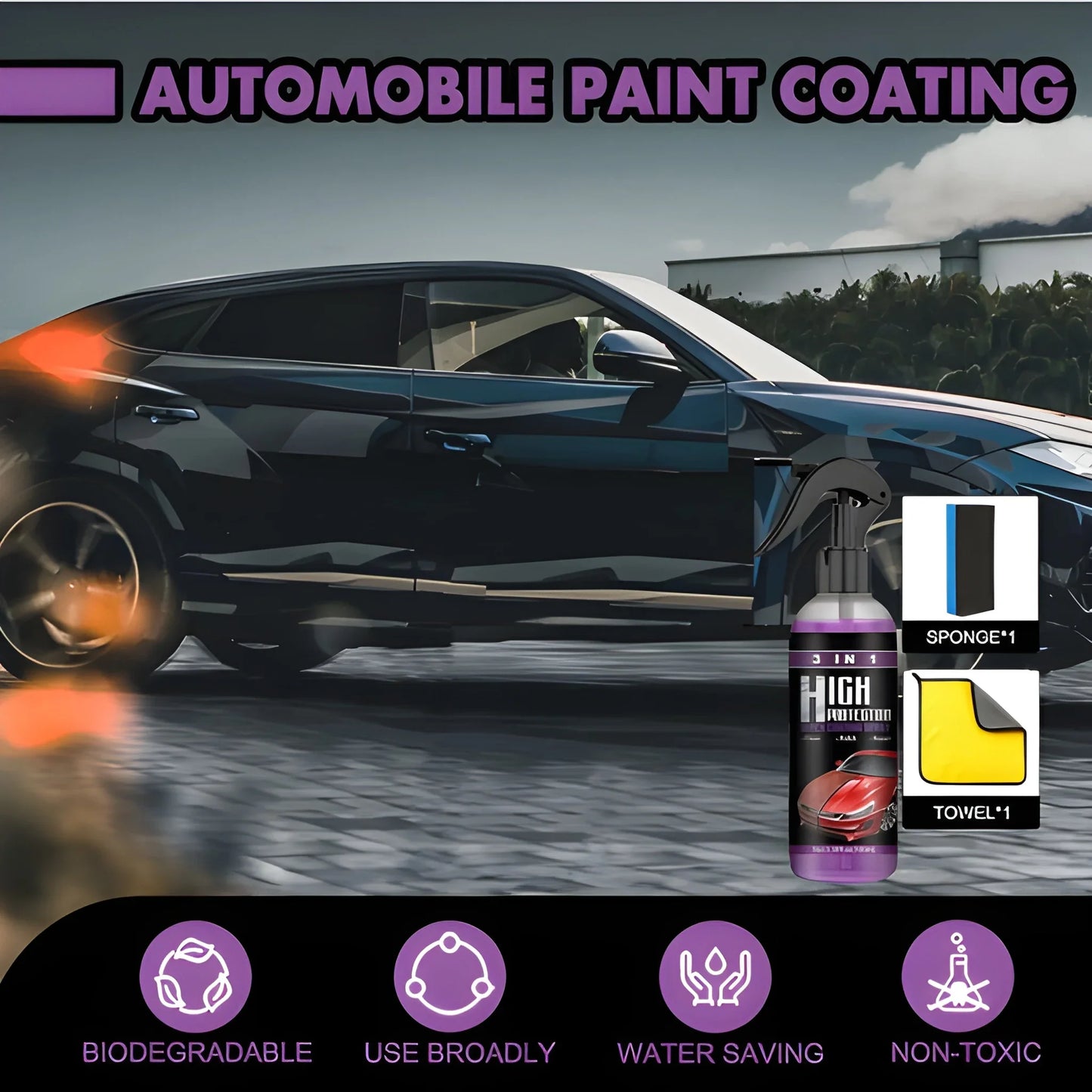 3-in-1 Ceramic Coating Spray