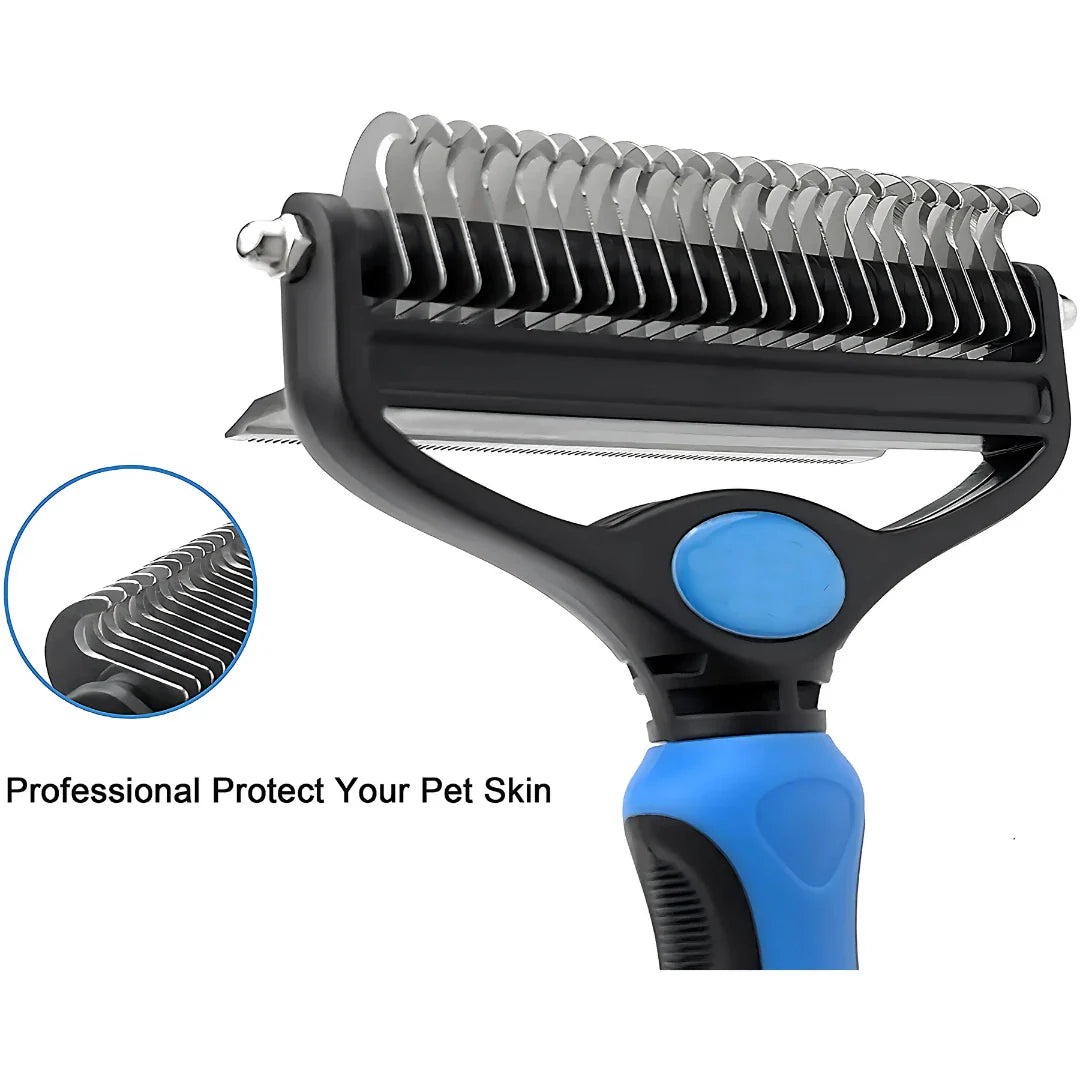 2 in 1 Deshedding Grooming Undercoat Brush