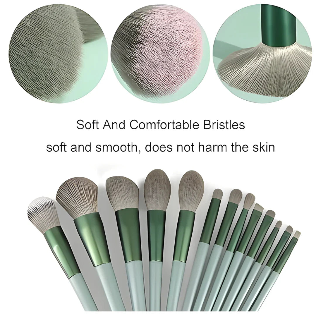 13 Pcs Makeup Brush with Pouch Set