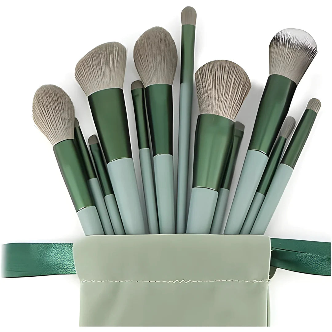 13 Pcs Makeup Brush with Pouch Set