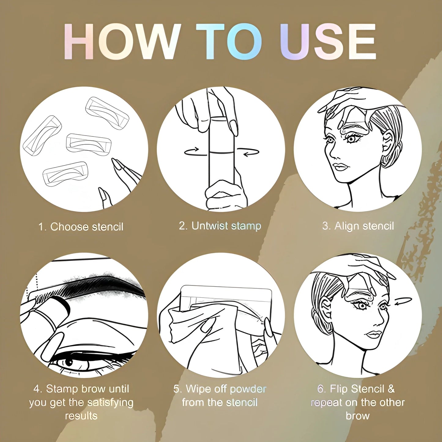 1-Second Brow Stamp Stick