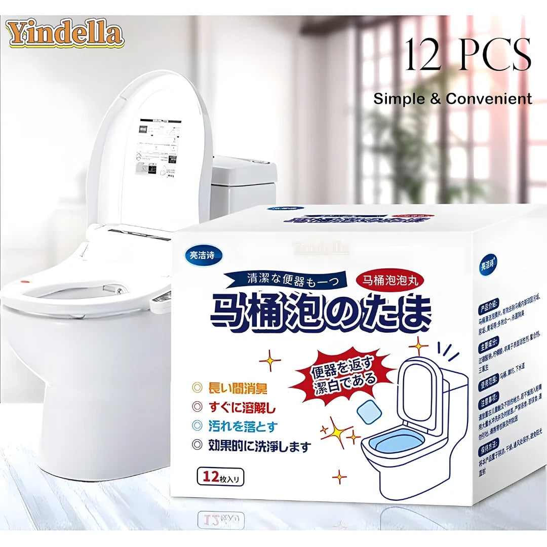 12 Pieces Toilet Bubble Tablets
