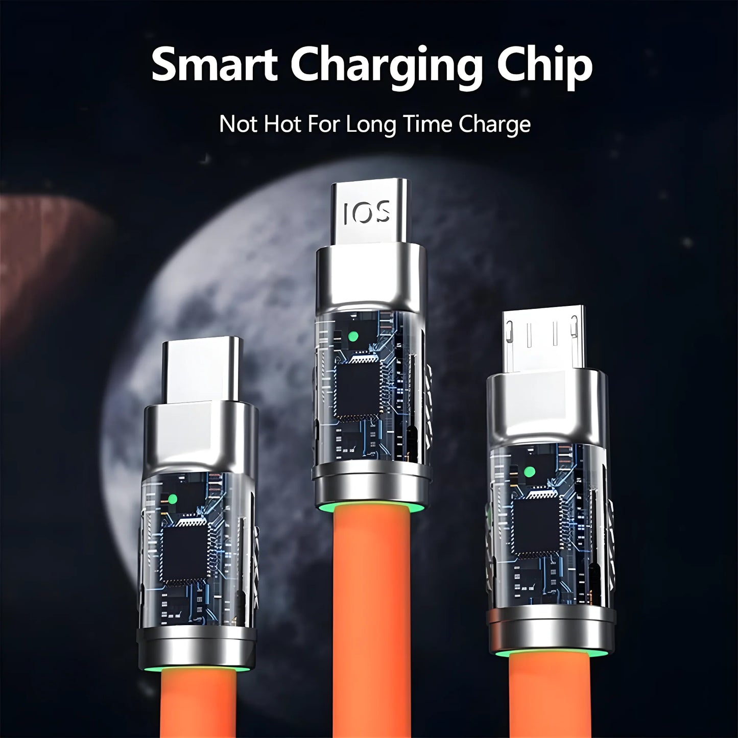 3-in-1 Retractable Charging Cable