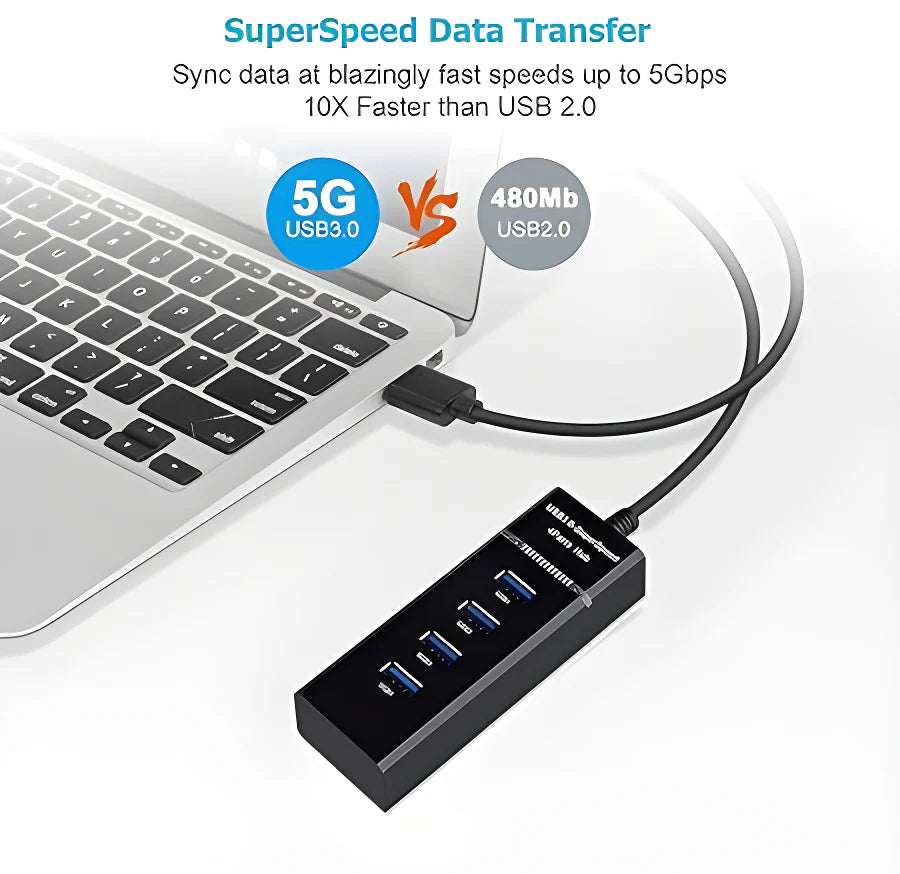 4-Port SuperSpeed USB Hub