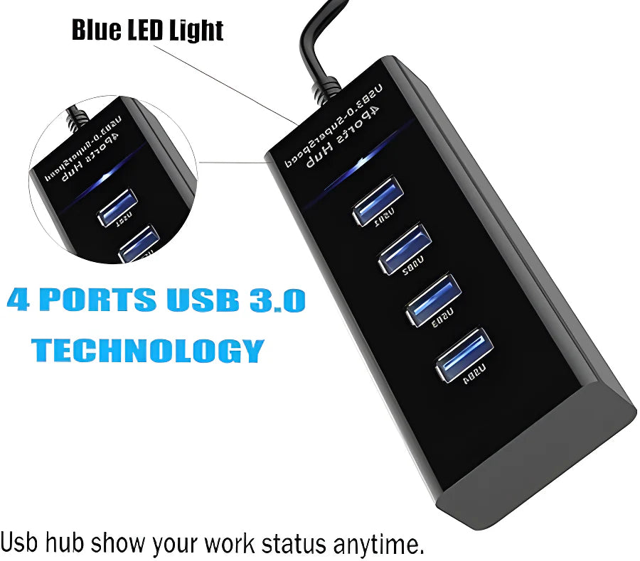 4-Port SuperSpeed USB Hub