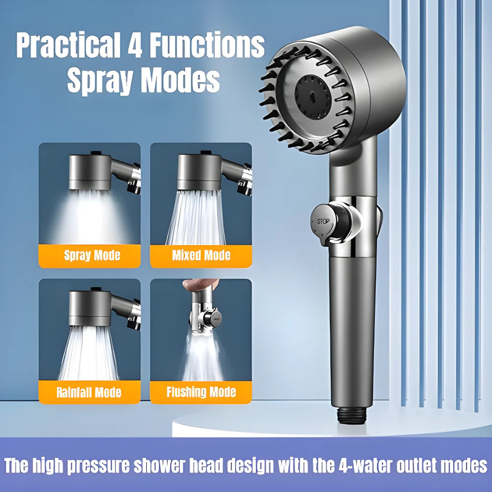 3-Setting Filter Shower Head