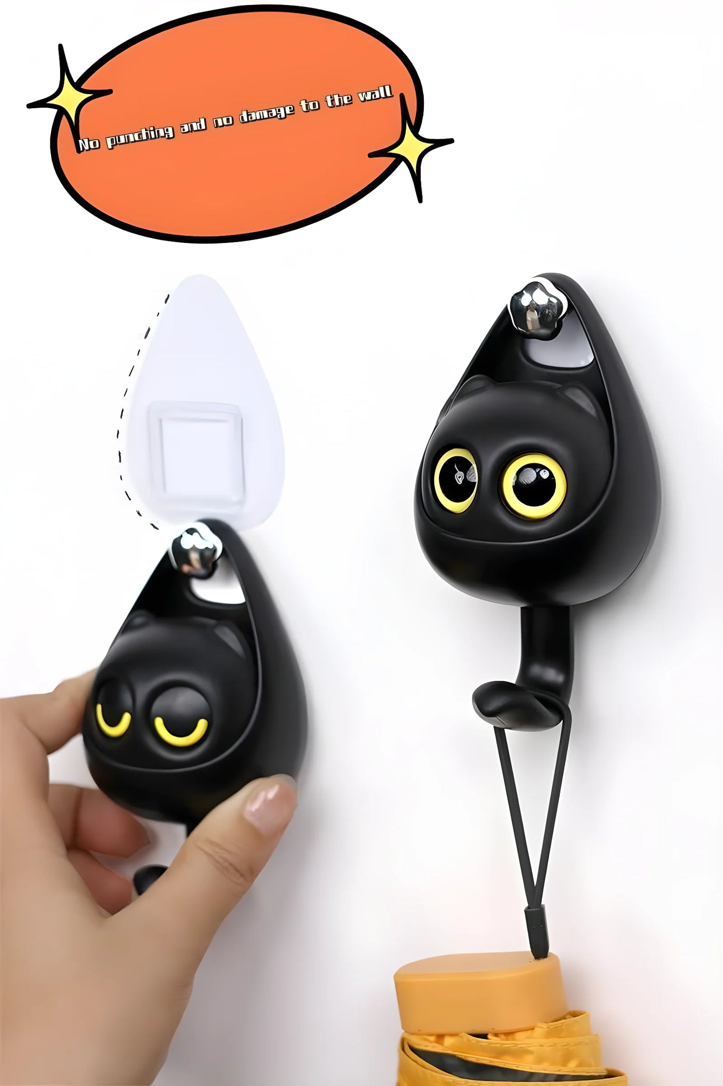 Adhesive Wall Hooks (2-Pack)