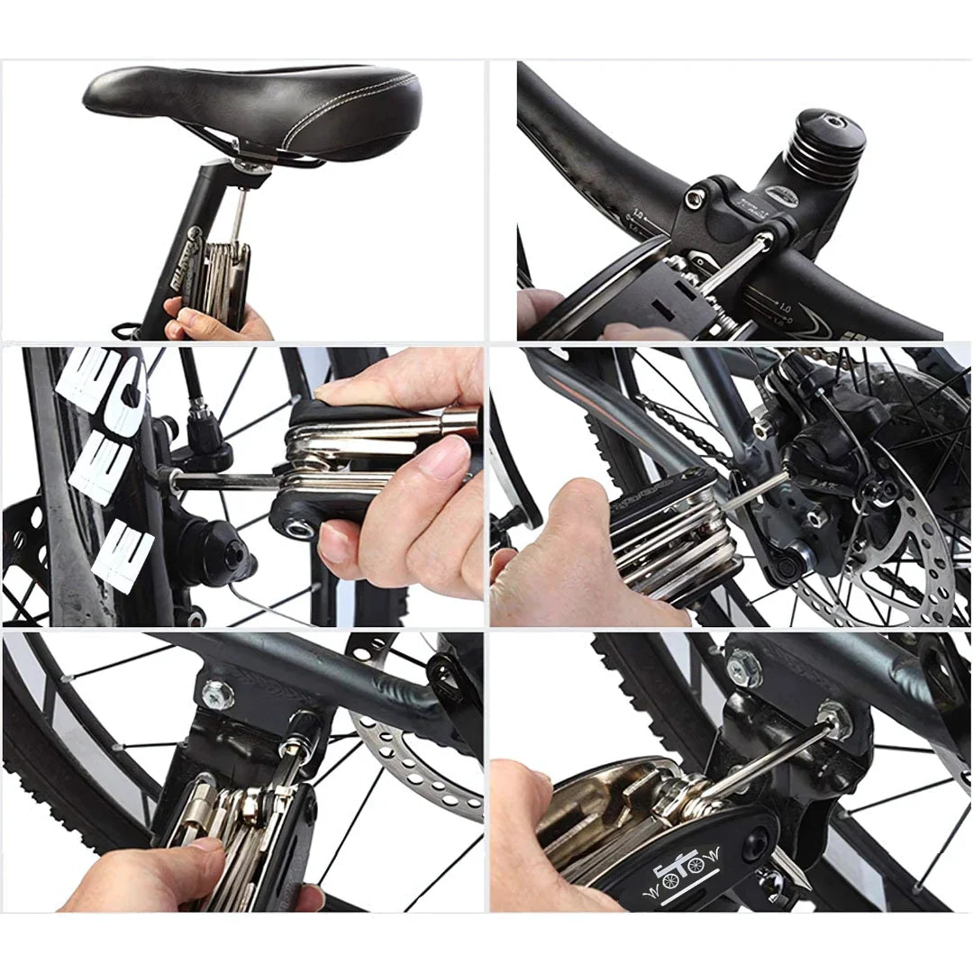 16-in-1 Bike Repair Multi-Tool (Carbon Steel)