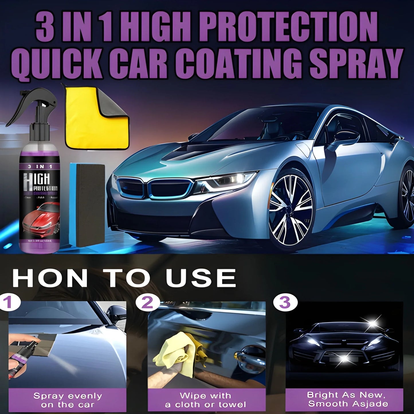 3-in-1 Ceramic Coating Spray