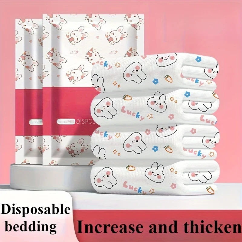 3 in 1 Disposable For Travel Printed Bed Sheet