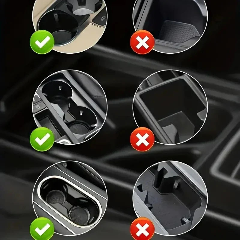 2 in 1 Multifunctional Car Drink Cup Holder Organizer