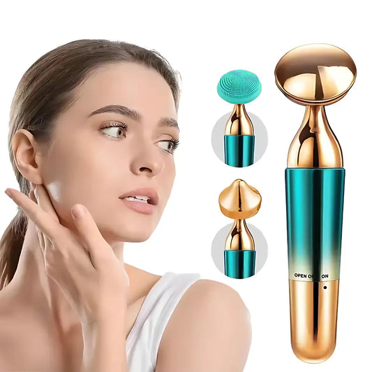 3-in-1 Massager – Spa-Like Care for Face, Eyes & Neck