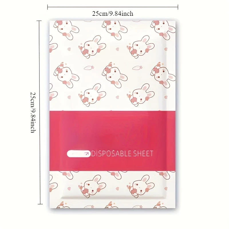3 in 1 Disposable For Travel Printed Bed Sheet