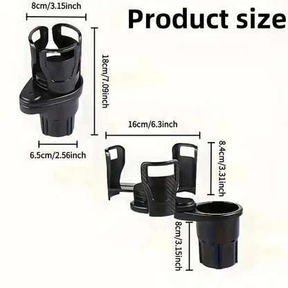 2 in 1 Multifunctional Car Drink Cup Holder Organizer