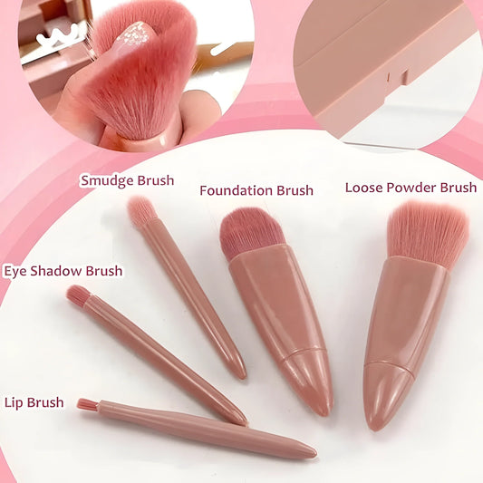 5-in-1 Makeup Brush Kit