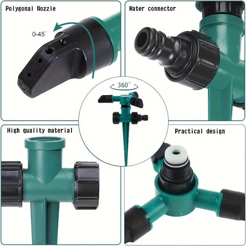 360 Rotating Garden Sprinkler Pack of 2