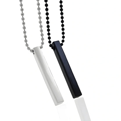 3D Bar Pendant Set