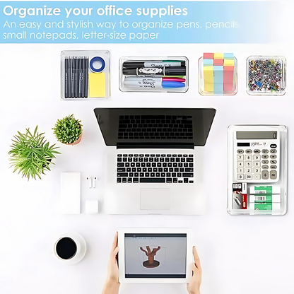 7Pcs Acrylic Drawer Storage Organiser