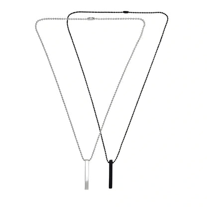 3D Bar Pendant Set