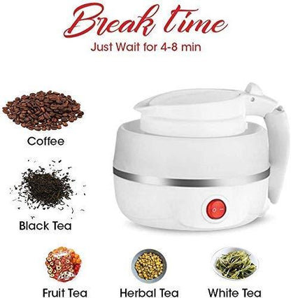 Silicone Foldable Electric Water Kettle ( 600 ml )