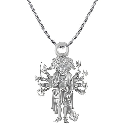 5 Mukhi Standing Hanumanji Pendant with Chain