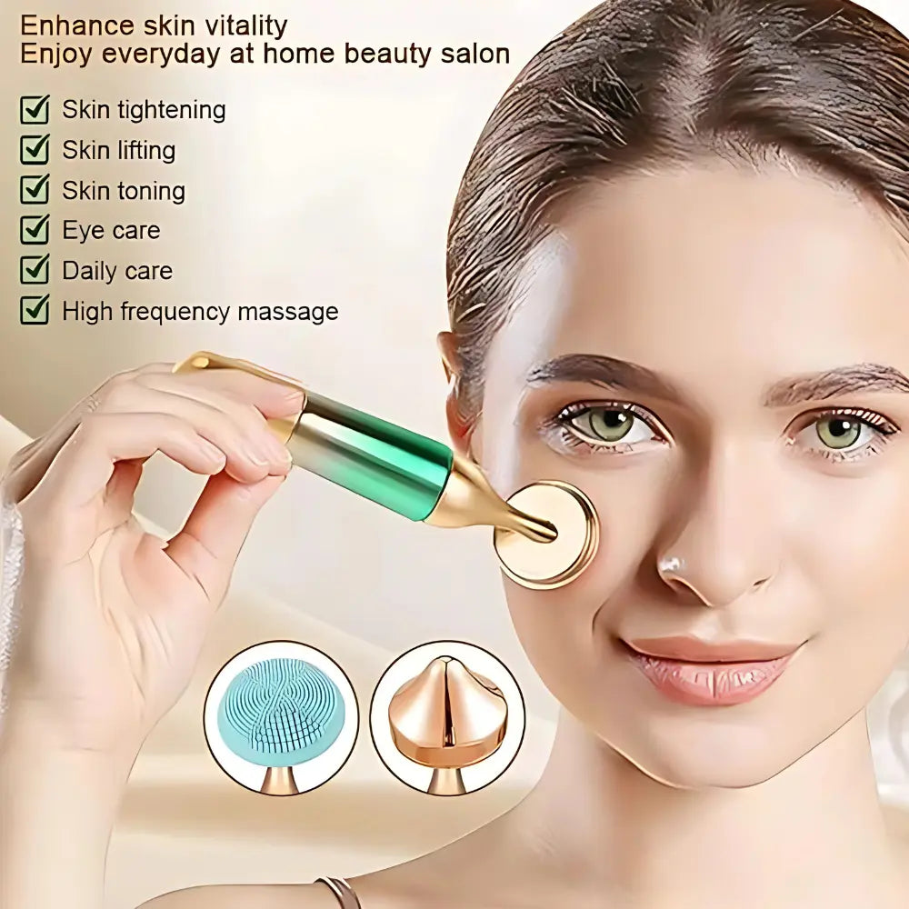 3-in-1 Massager – Spa-Like Care for Face, Eyes & Neck
