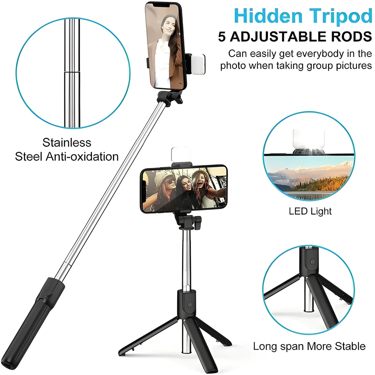 3-in-1 Selfie Tripod