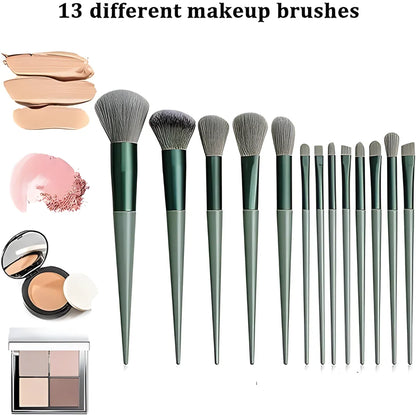 13 Pcs Makeup Brush with Pouch Set