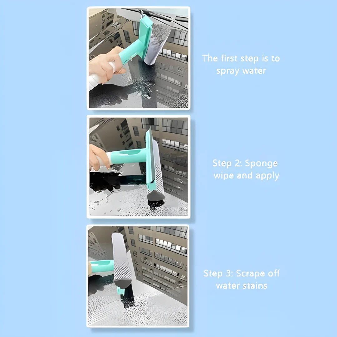 3 in 1 Spray Scrape Wipe