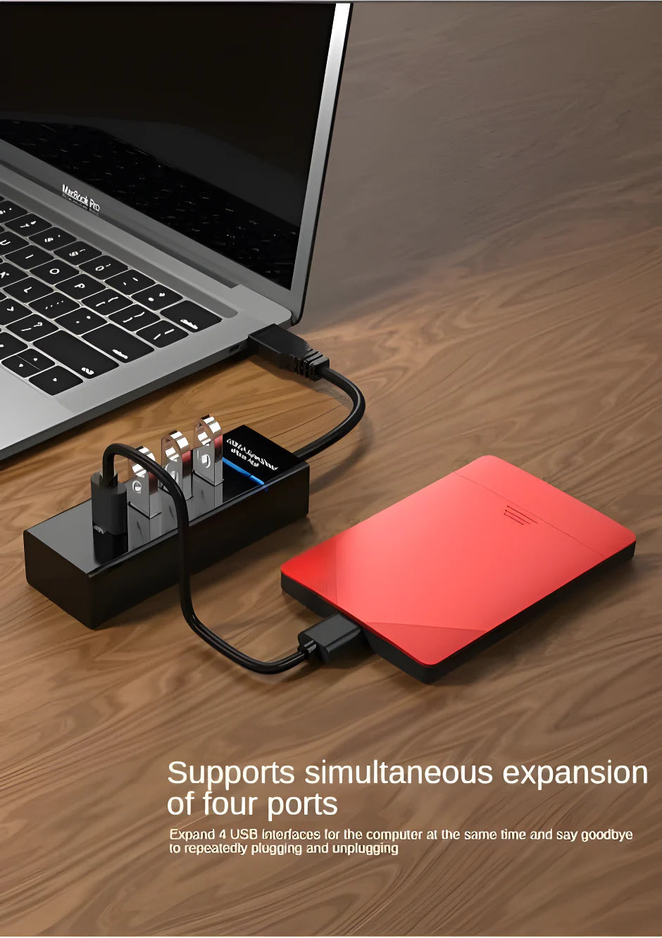 4-Port SuperSpeed USB Hub