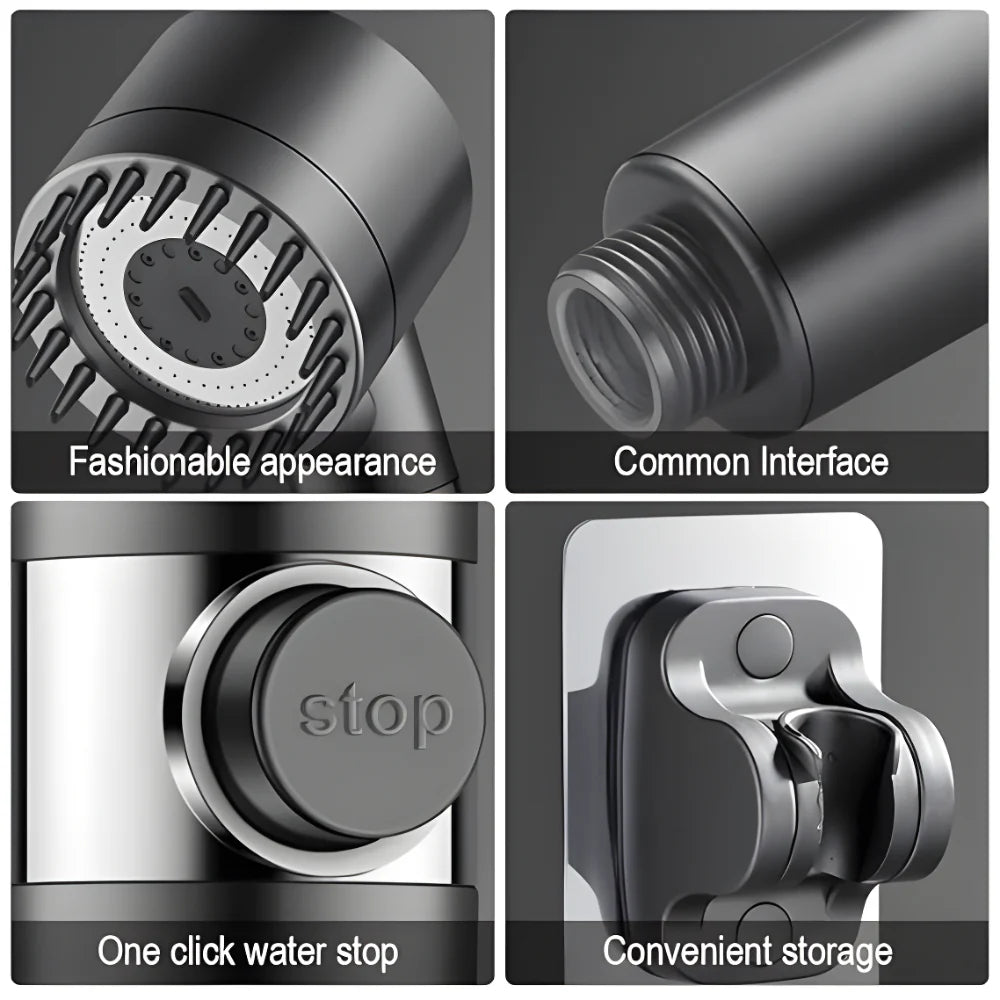 3-Setting Filter Shower Head