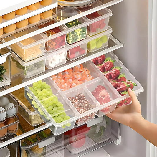 5-Compartment Fridge Organizer