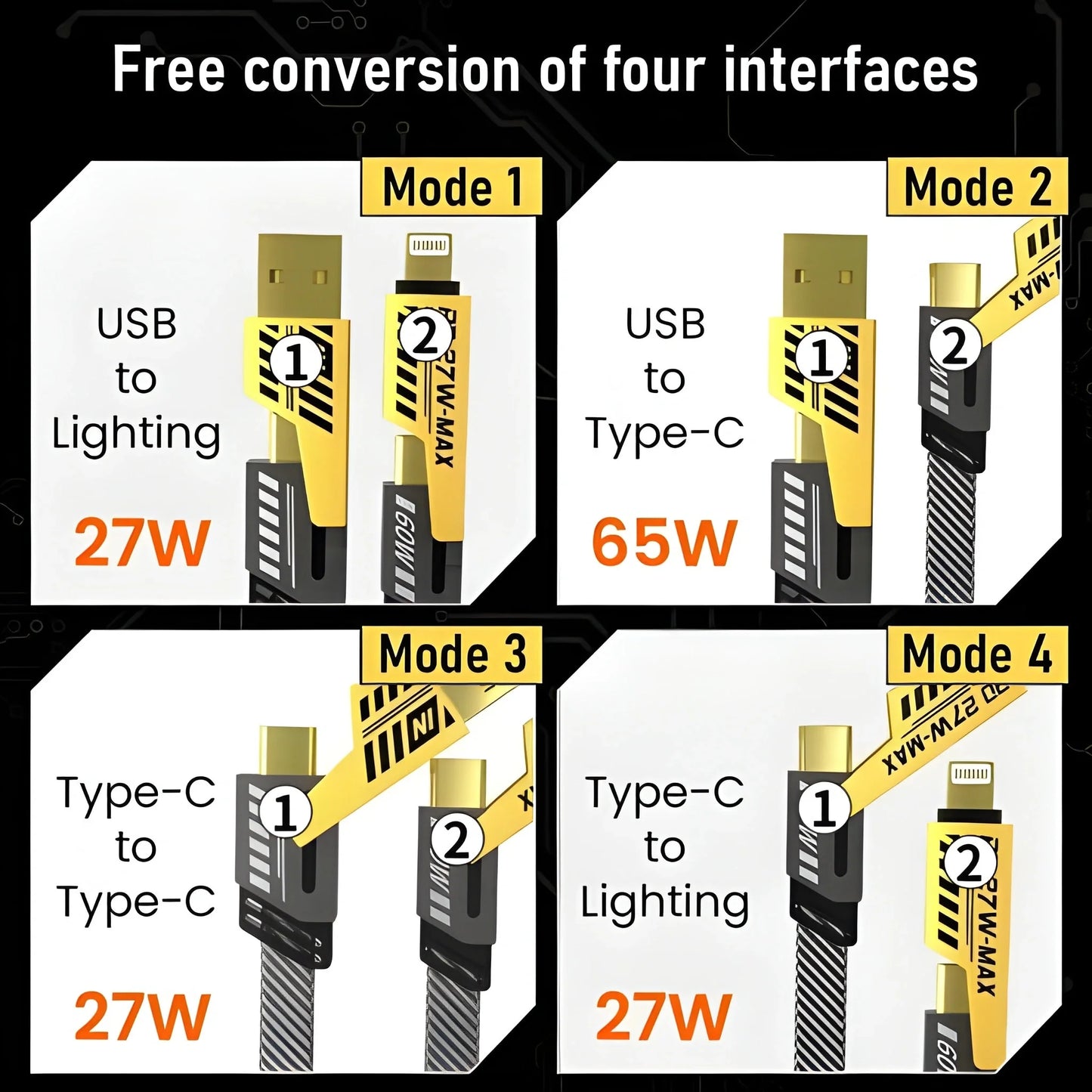 4-in-1 Eco Charging Cable