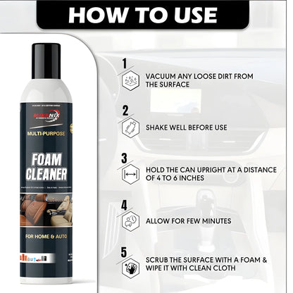 2-in-1 Foaming Car Cleaner